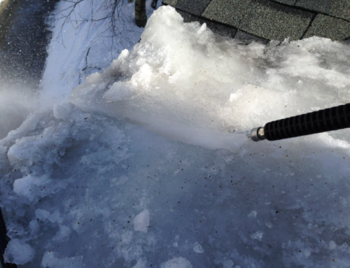 Break Up Ice Dams with Steam to Save Potential Damage